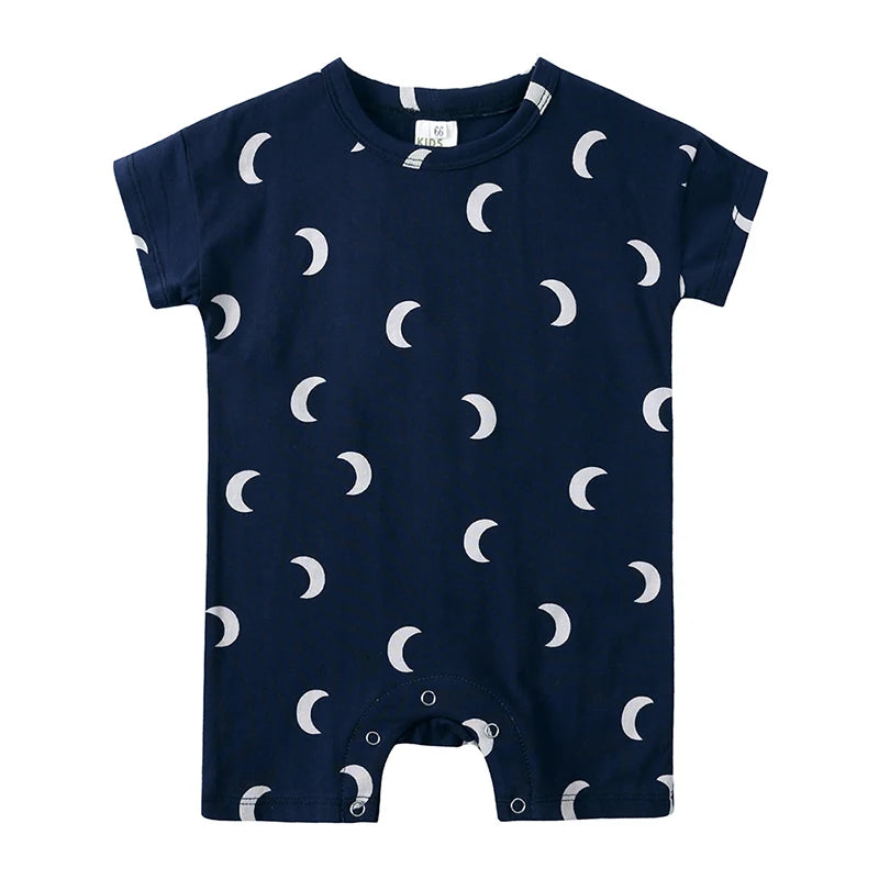 Solid Cotton Baby Romper
