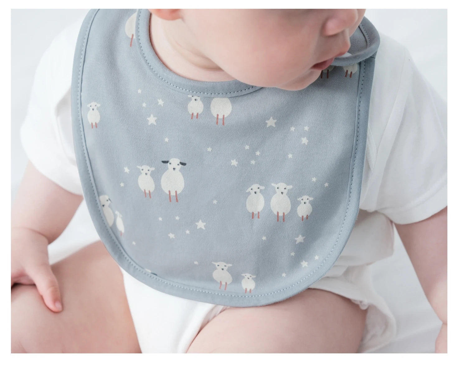 Everyday Cotton Bib Set – 3 Pack - Swans