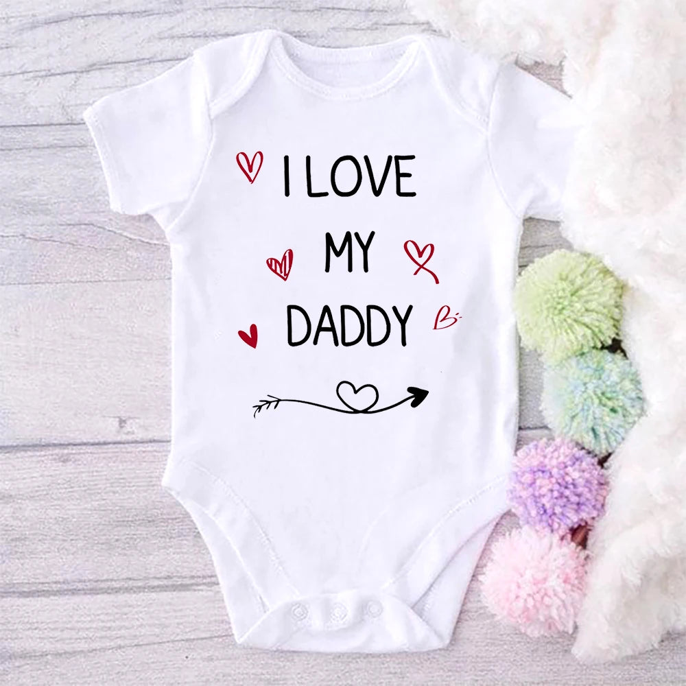 I Love My Daddy Romper for Babies and Toddlers