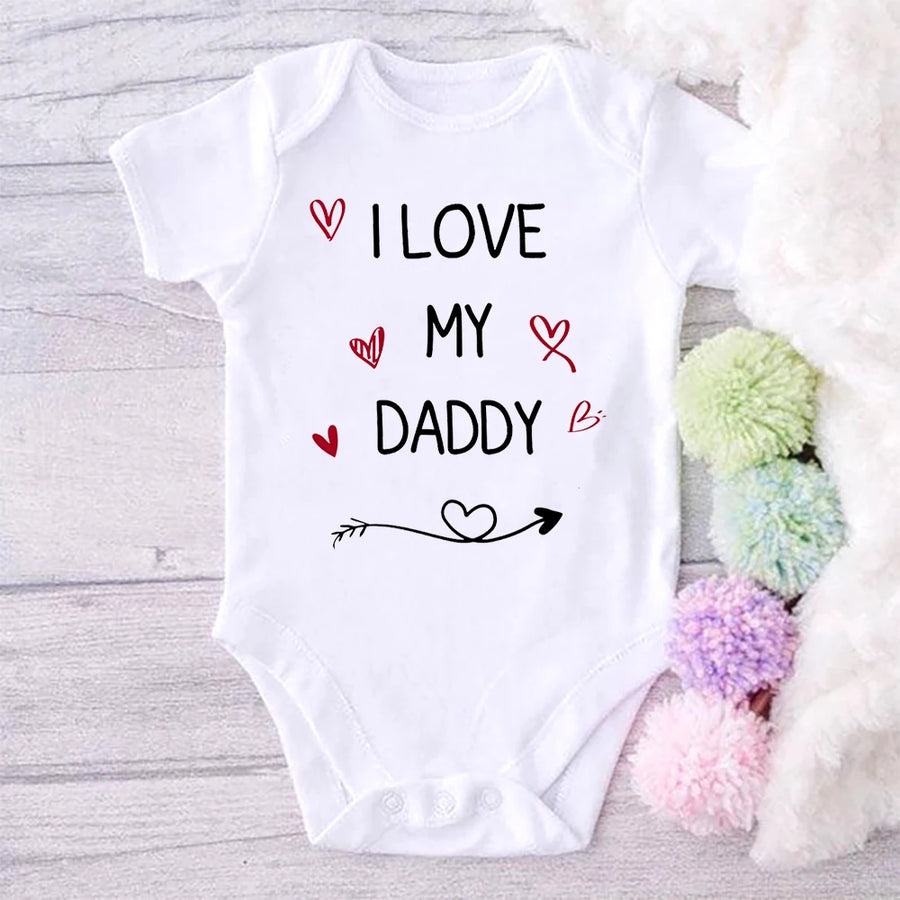 I Love My Daddy Romper for Babies and Toddlers