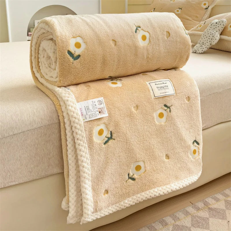 Cartoon Fleece Baby Blanket