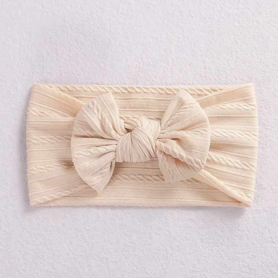 Jacquard Bow Tie Headband, product view 7
