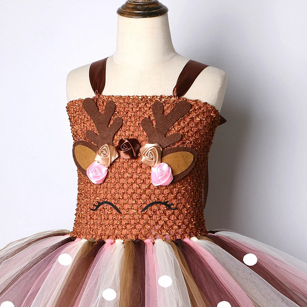 Bisou de Normandie Little Reindeer Tutu Costume