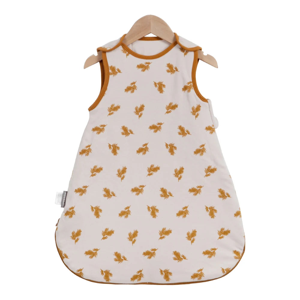 Premium Cotton Sleep Sack 2.5 TOG | Sleeveless Wearable Blanket, 0–24M - Wheat