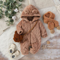 Cloud Bear Plush Winter Romper