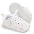 Pink Star Lace-Up Little Steps baby sneakers