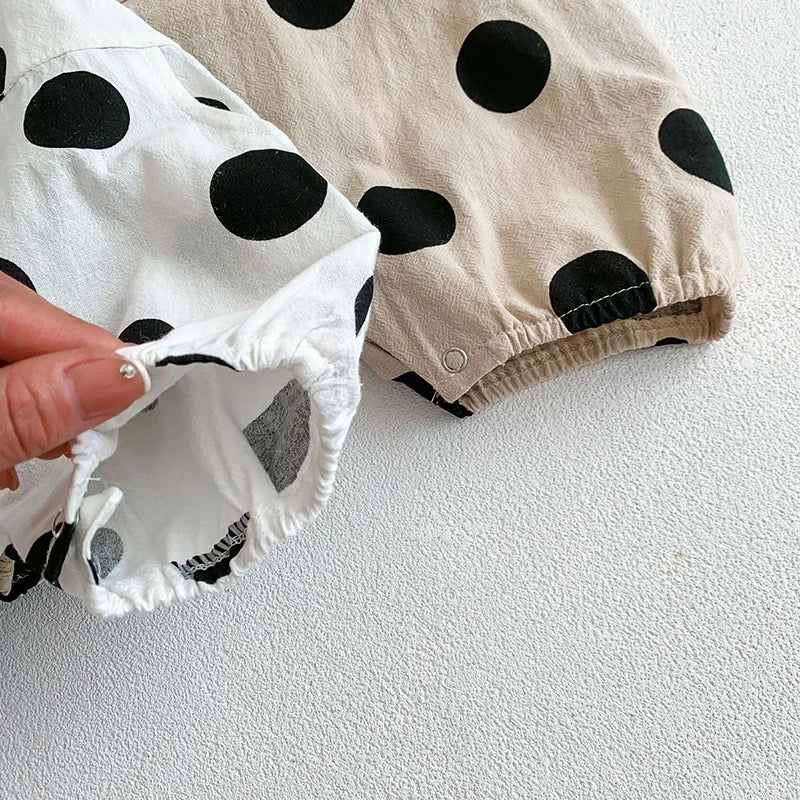 Polka Dot Baby Overalls