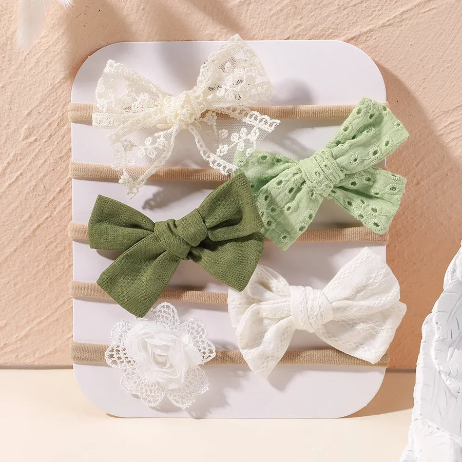 Floral Lace Bow Headband, product view 8