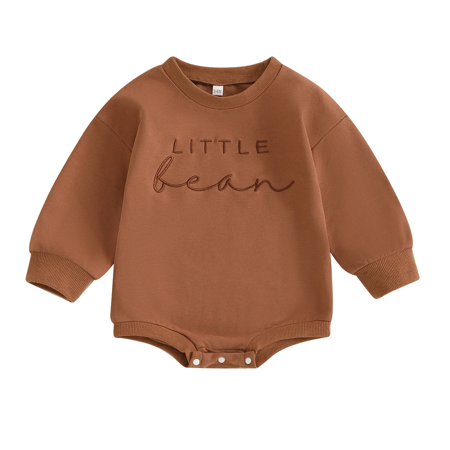 Little Bean Embroidery Romper, product view 10