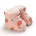 Strawberry Cozy Cartoon baby boots