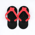 Silicone flip-flop teether for baby soothing gums