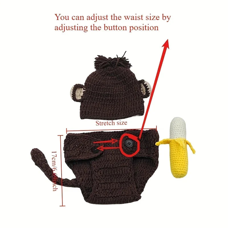 Belle Sophie Monkey Knit Costume Set