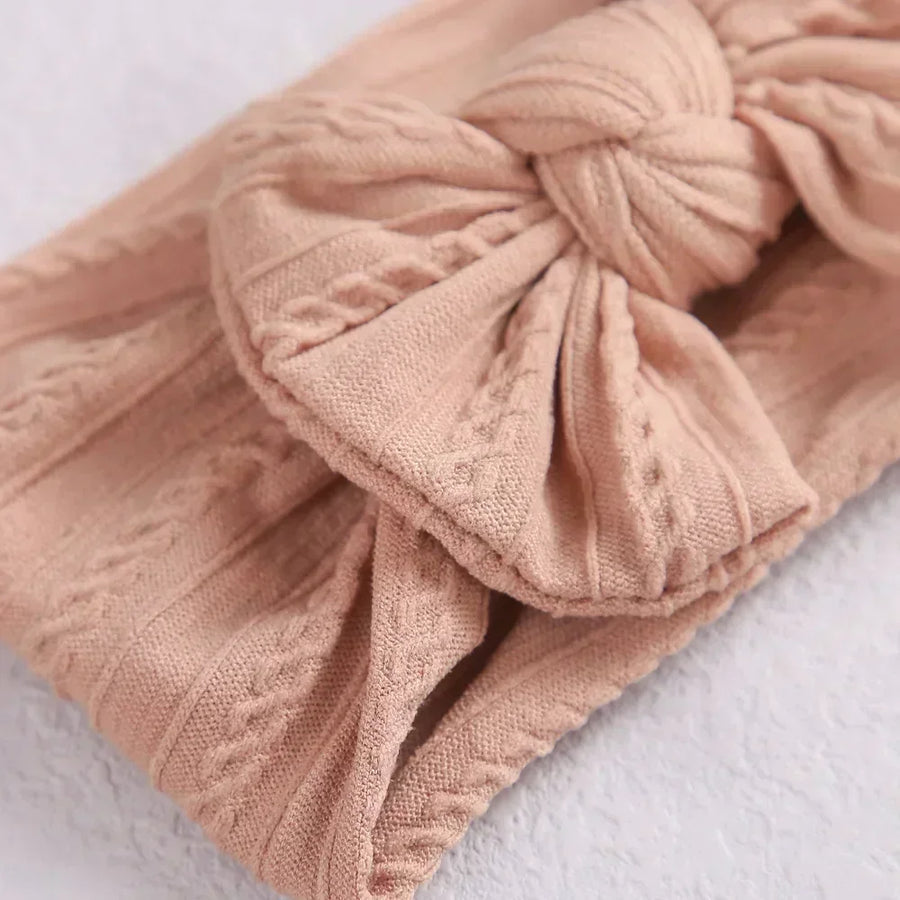 Jacquard Bow Tie Headband, product view 4
