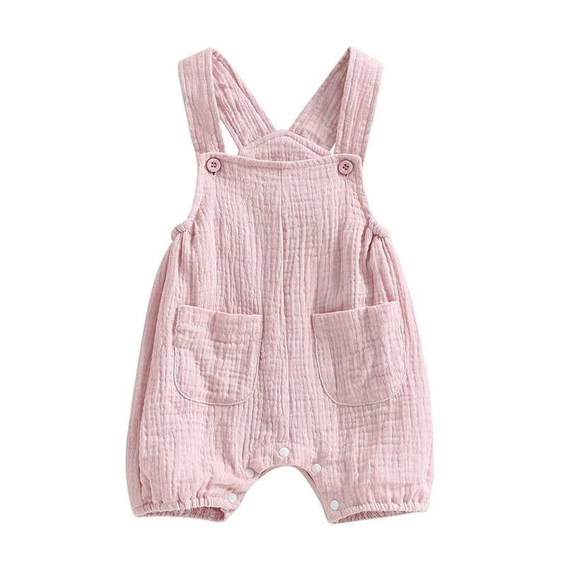 Brise Muslin Pocket Romper – detail 7