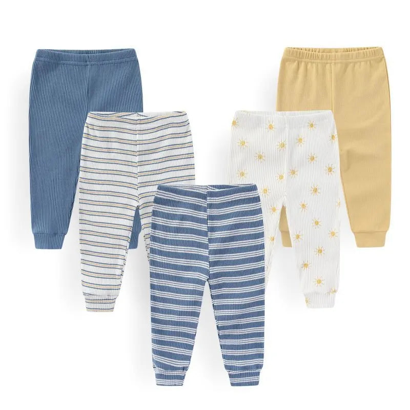 Solid Color Cotton Baby Pants