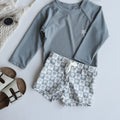 Printed Long Sleeve Swimwear Set for Toddlers