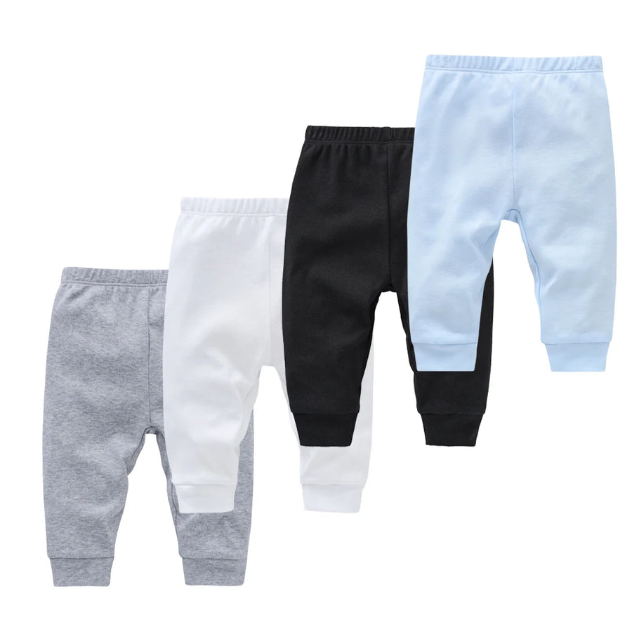 Solid Cotton Baby Pants