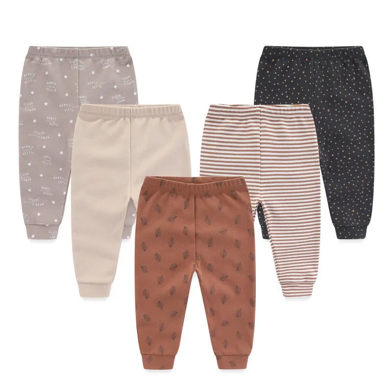 Solid Color Cotton Baby Pants