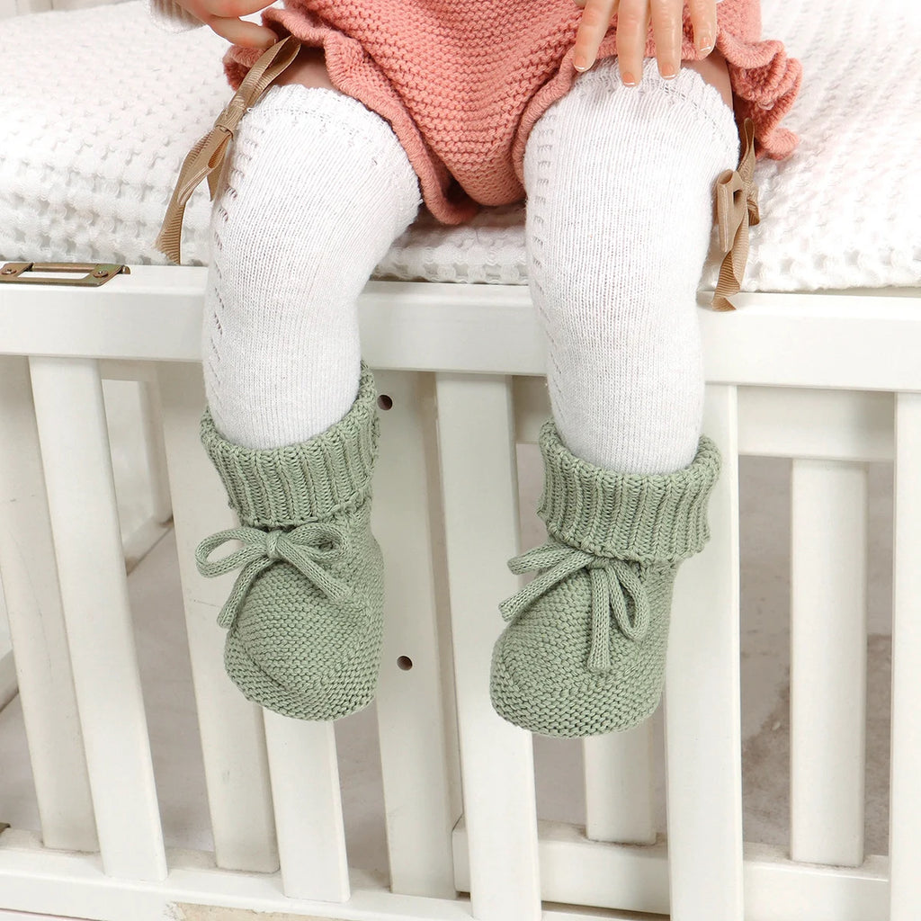 Breathable Knitted Baby Booties