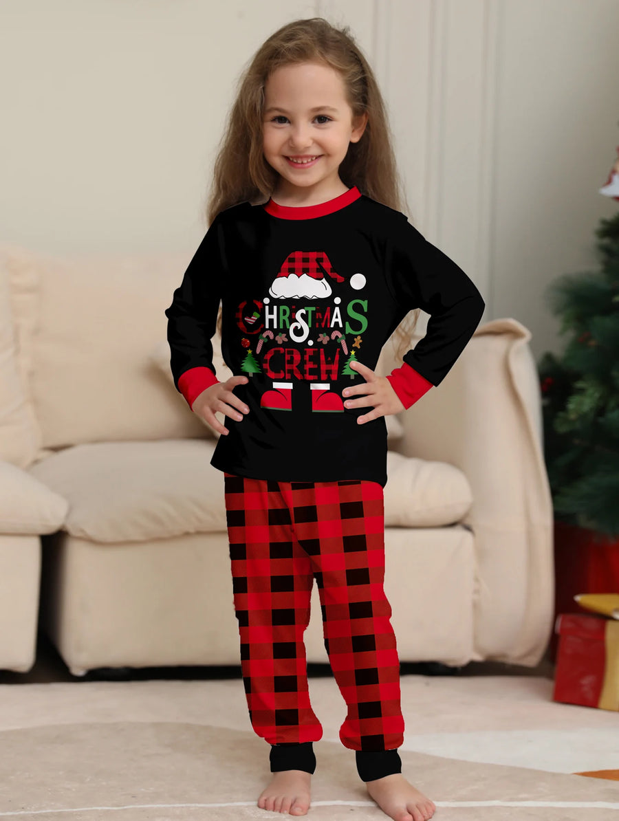 Christmas Crew & Buffalo Plaid Family Pajamas