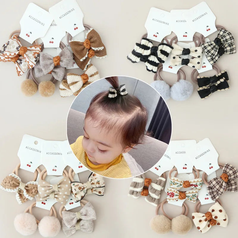 Plaid Hair Accessories Set, product view 2