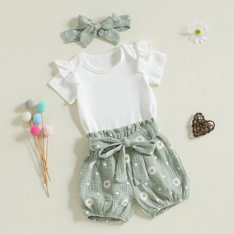 Daisy Day Bodysuit & Shorts Set – detail 2