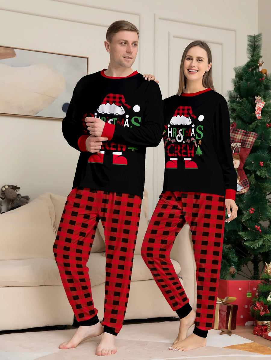 Christmas Crew & Buffalo Plaid Family Pajamas