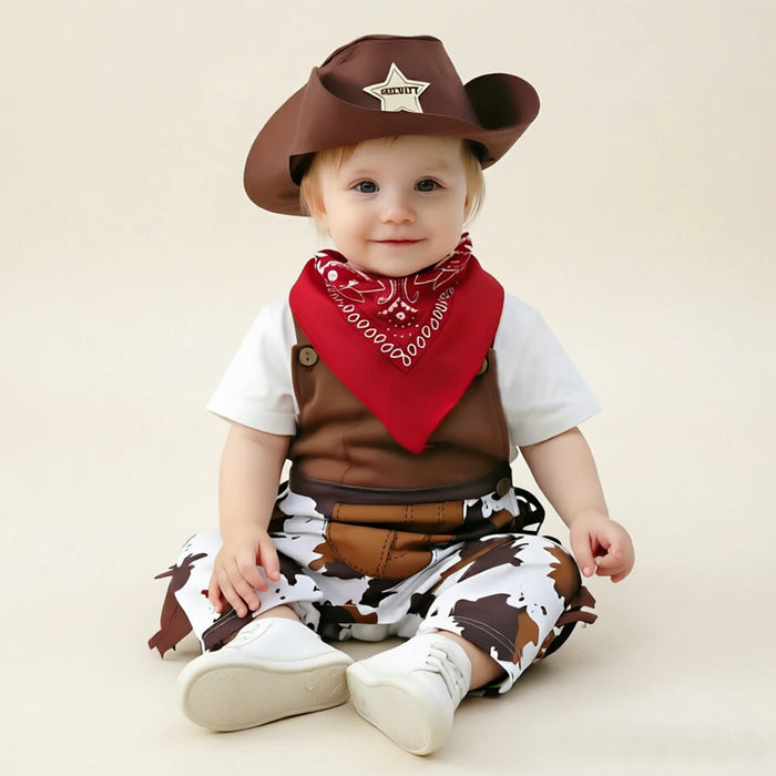 Cowboy Costume Romper for Babies and Toddlers
