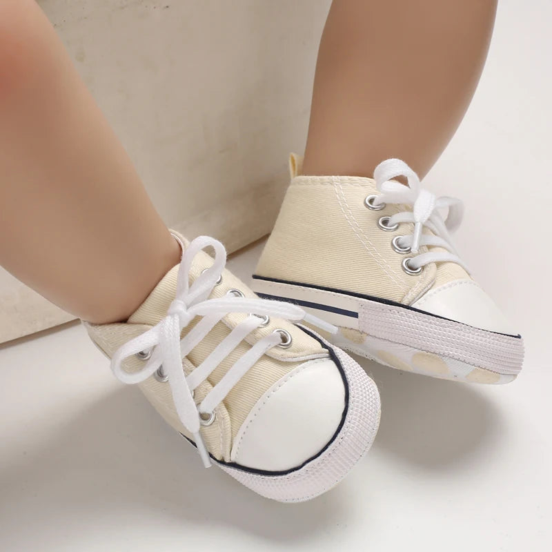 Apricot Classic Canvas baby sneakers
