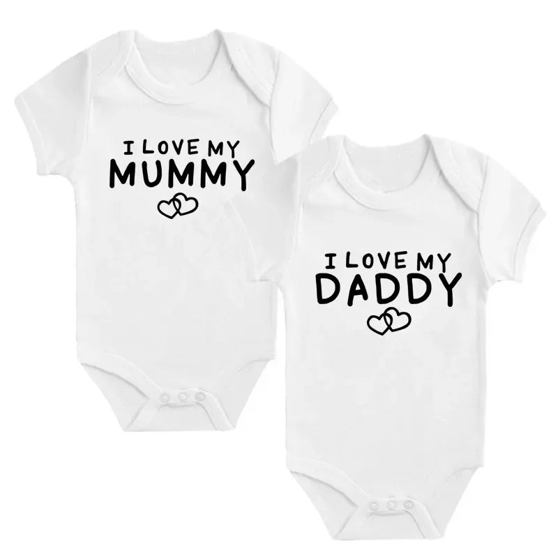 I Love Daddy & Mummy Romper, product view 5