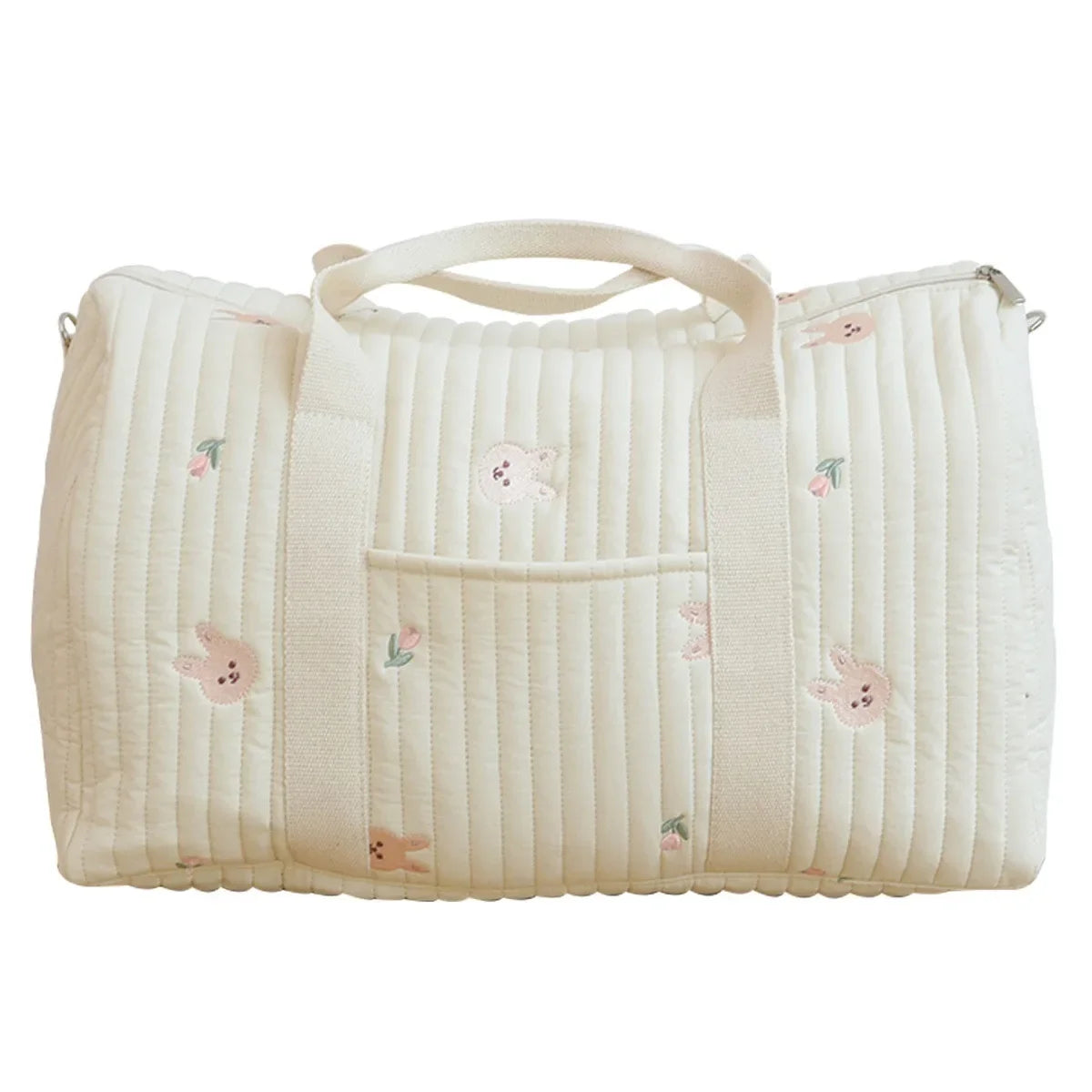 Embroidered Large Capacity Diaper Bag