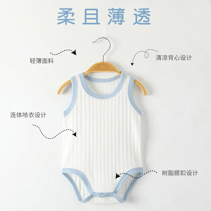 Seamless Sleeveless Baby Romper