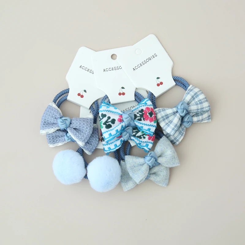 Petite Camille Plaid Hair Accessory Set