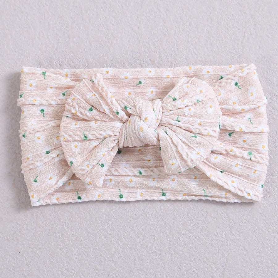 Bow Print Baby Headband Set, product view 8
