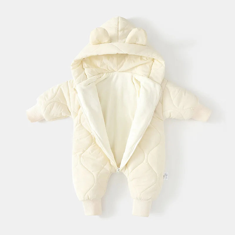 Teddy Bear Fleece Romper, product view 3