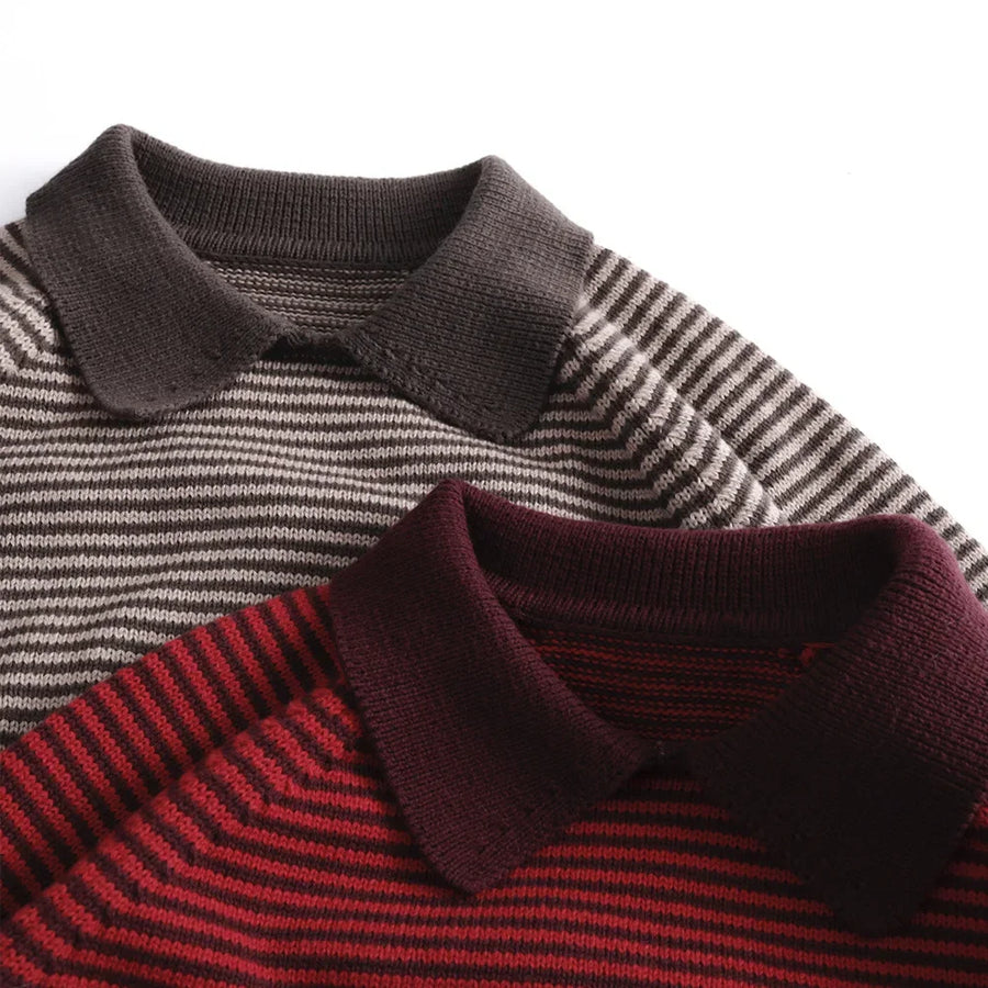 Marceau Striped Polo Knit, detail 3