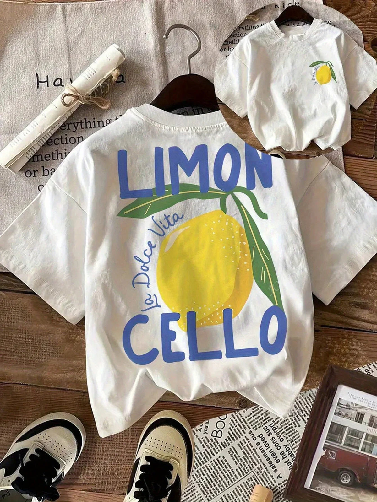 Limoncello Lemon Cotton Tee – product view