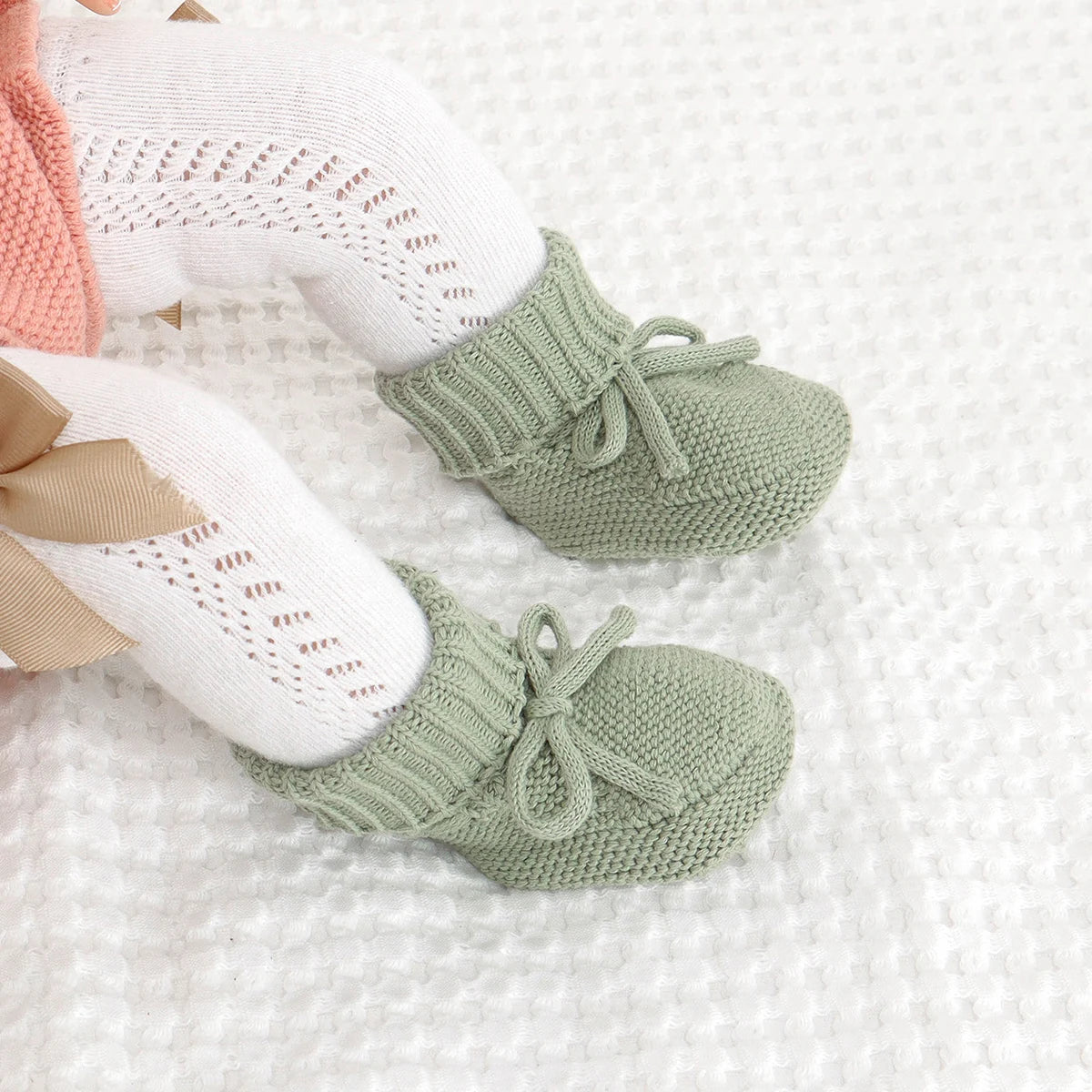 Breathable Knitted Baby Booties