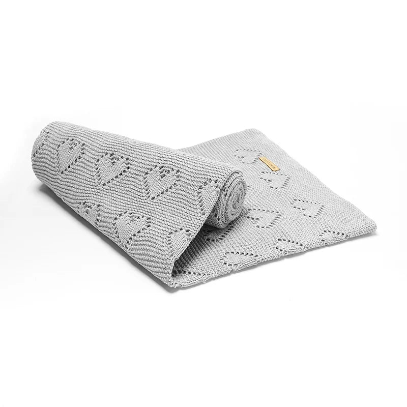 Knitted Cotton Baby Blanket
