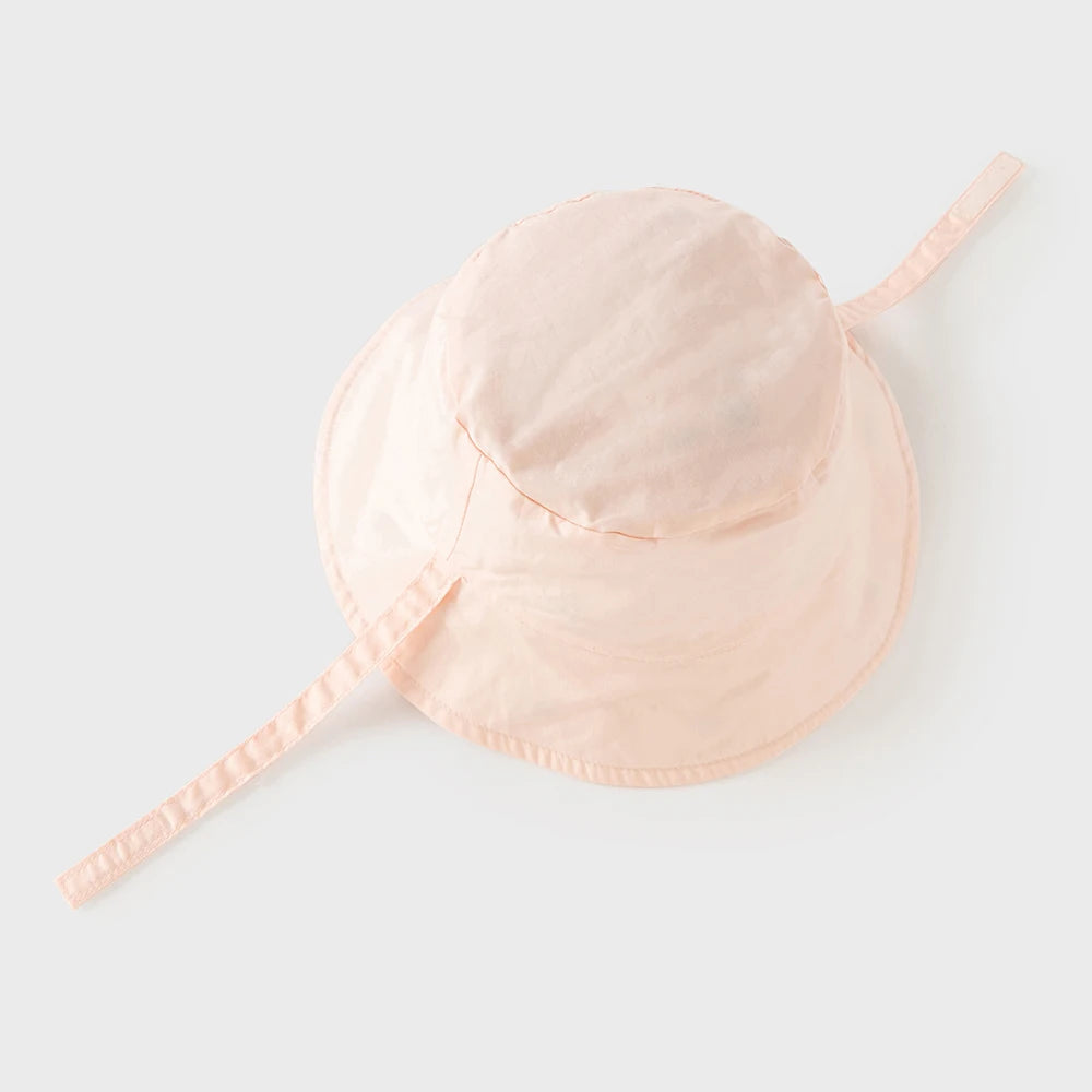 Pink Floral Fisherman Hat with Nylon Fastener Tape