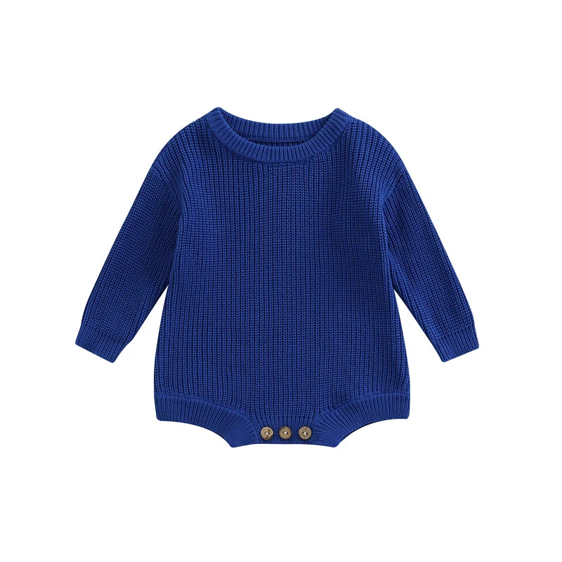 Knitted Long Sleeve Baby Romper, product view 23