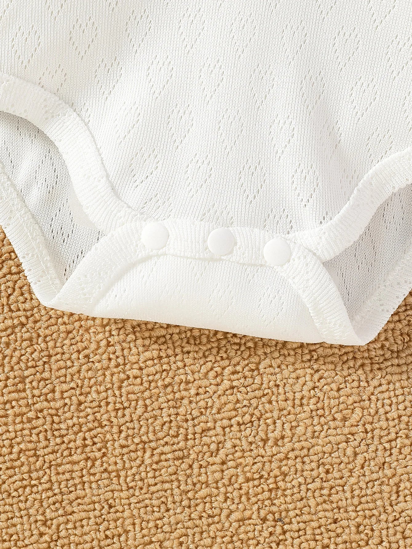 Soft Polyester Baby Bodysuit Set with Long Sleeves