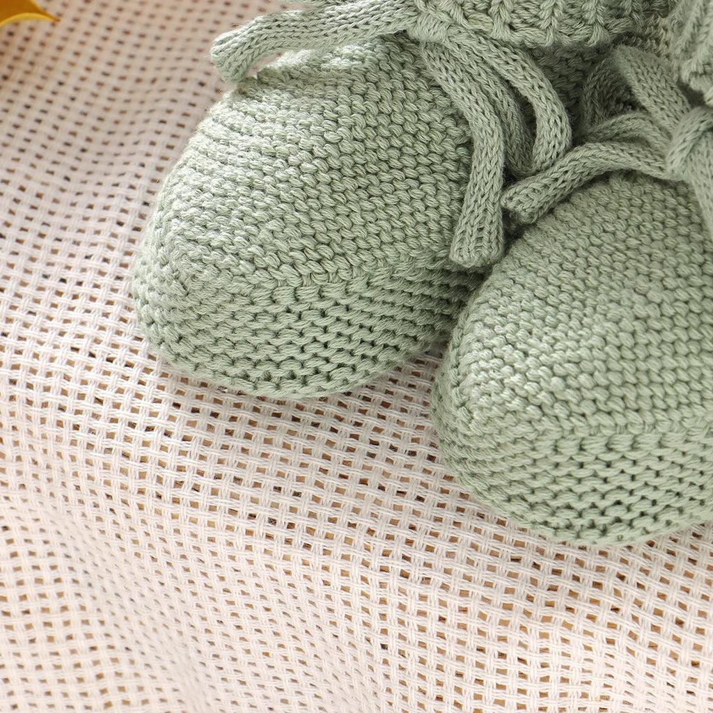 Breathable Knitted Baby Booties