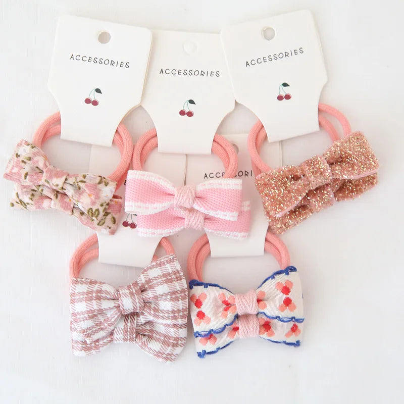 Petite Camille Plaid Hair Accessory Set