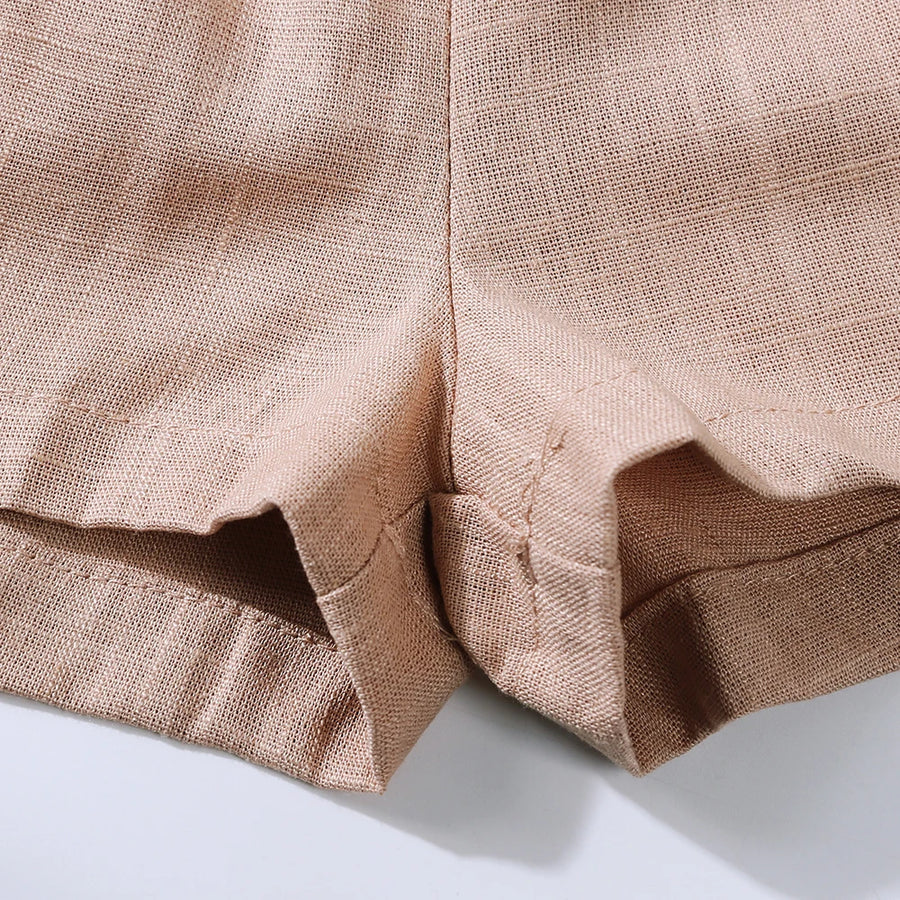 Camille Flutter Romper - Pink, product view 7