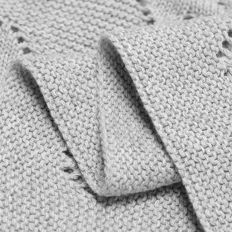 Knitted Cotton Baby Blanket