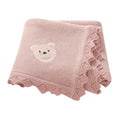 Knitted Bear Cartoon Baby Blanket