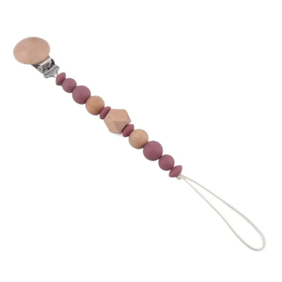 Octagonal Bead Pacifier Clip, product view 11