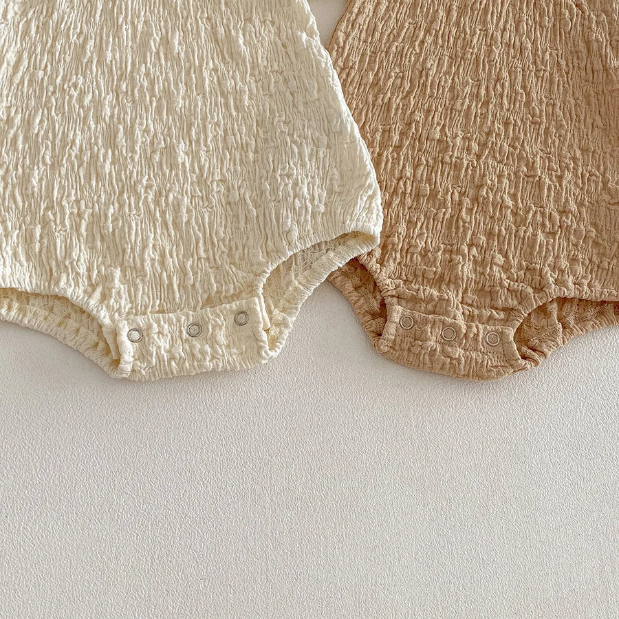 Wrinkle Puff Sleeve Bodysuit, product view 3