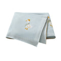 Plaid Goose Knit Baby Blanket - 100 x 80 cm